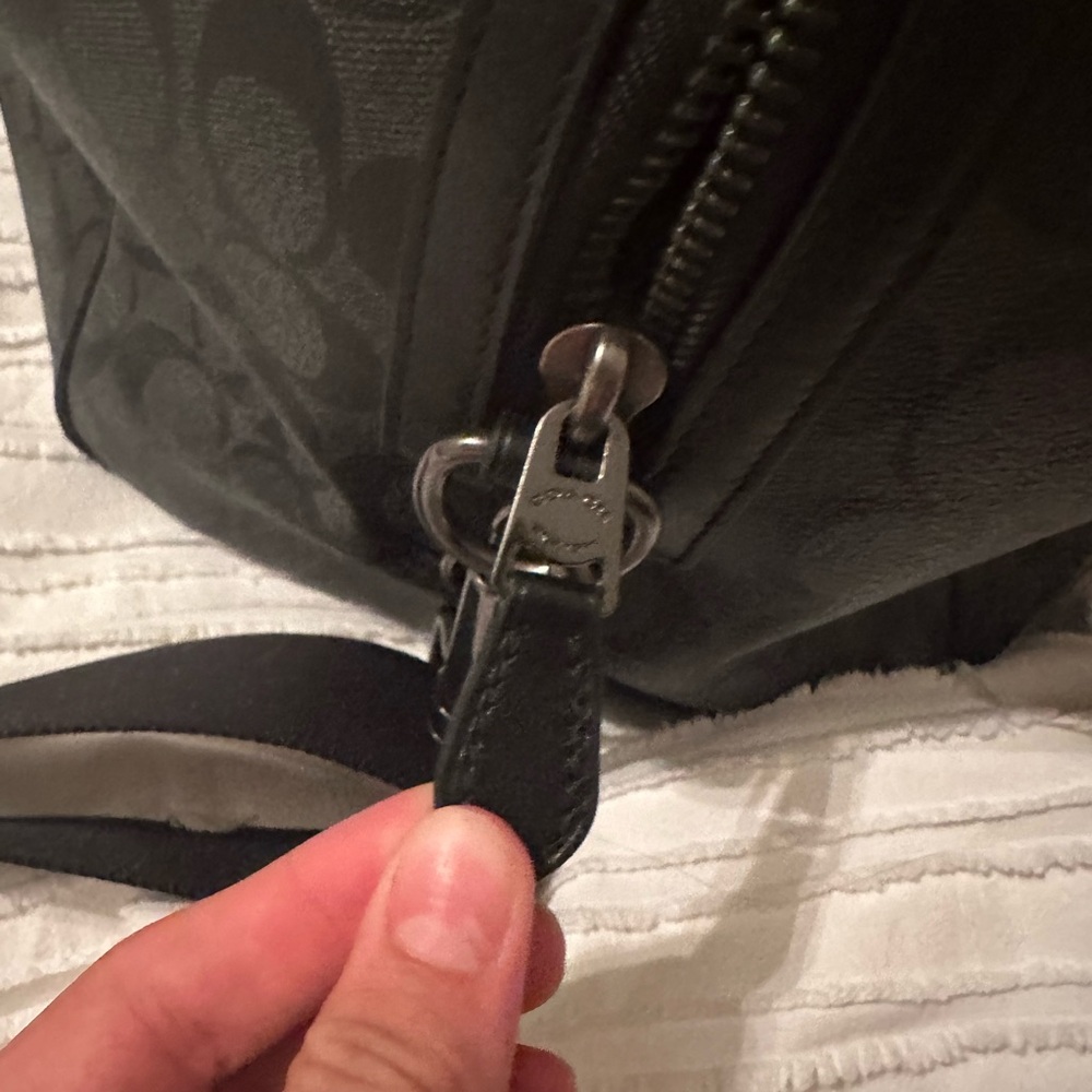 Coach black monogram duffel bag - Picture 5 of 6